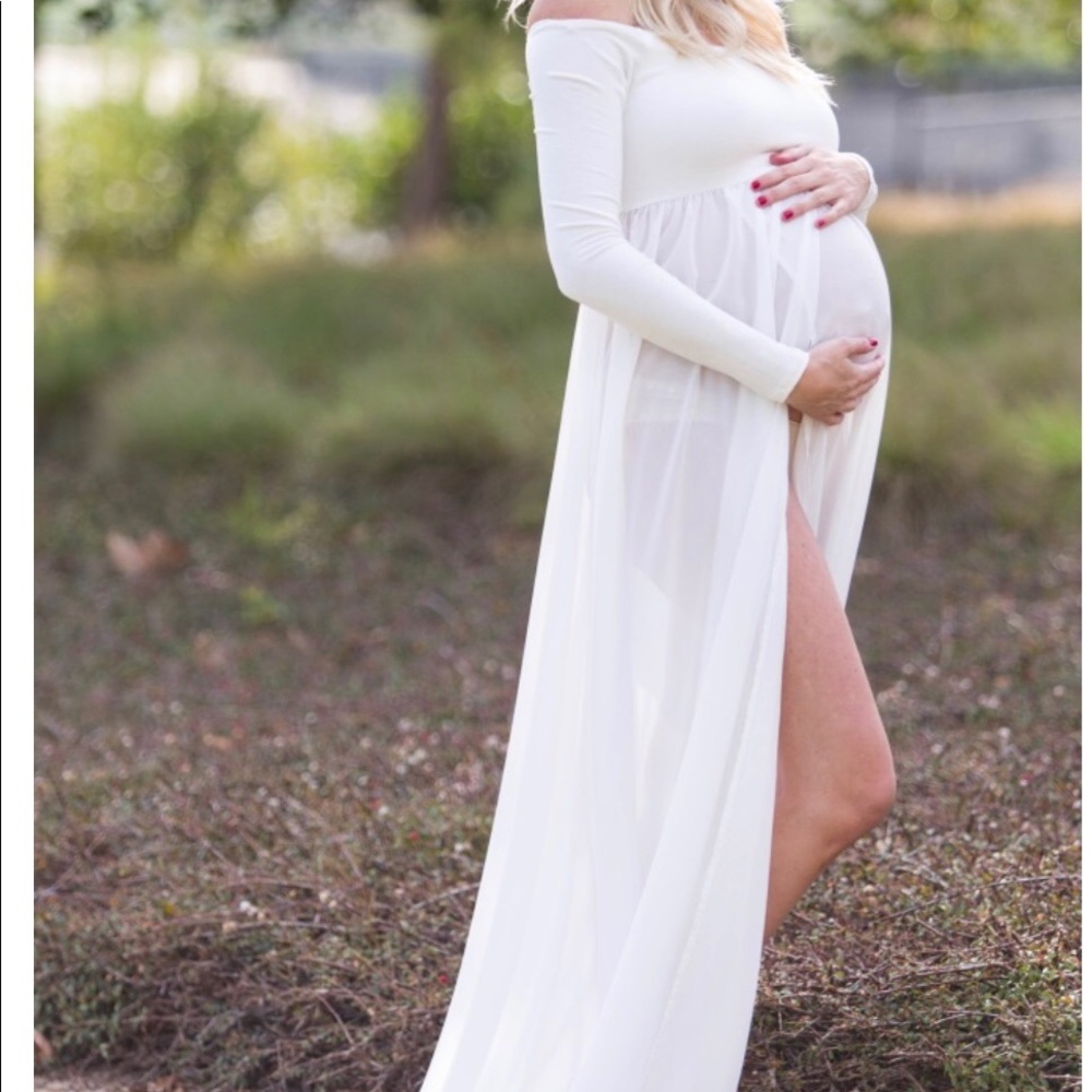 Photo shoot maternity gown